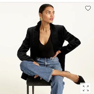 NWT J Crew Willa stretch velvet blazer Size 8 NWT